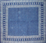 Dabu Block Print Reversible Duvet Cover Cotton  92" x 88" Fits Full-Queen