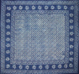 Dabu Block Print Reversible Duvet Cover Cotton  92" x 88" Fits Full-Queen