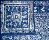 Dabu Block Print Reversible Duvet Cover Cotton  92" x 88" Fits Full-Queen