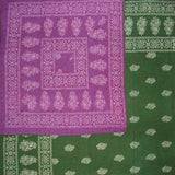 Floral Bouquet Reversible Duvet Cover Cotton 92" x 88" Fits Full-Queen