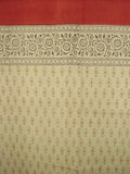 Bagru Block Print Curtain Drape Panel Cottonr 46" x 88" Barley