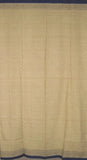 Bagru Block Print Curtain Drape Panel Cottonr 46" x 88" Barley