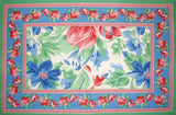 Floral Brush Cotton Table Placemat 19" x 13" Multi Color