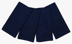 100% Cotton Napkins 20" x 20" Set of 4 Black