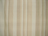 Heavy Cotton Ribbed Bedspread  98" x 88" Tan/Brown on Beige