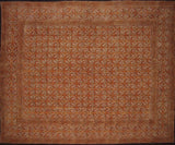 Dabu Block Print Indian Tapestry Cotton Spread 108" x 88" Full-Queen Brown