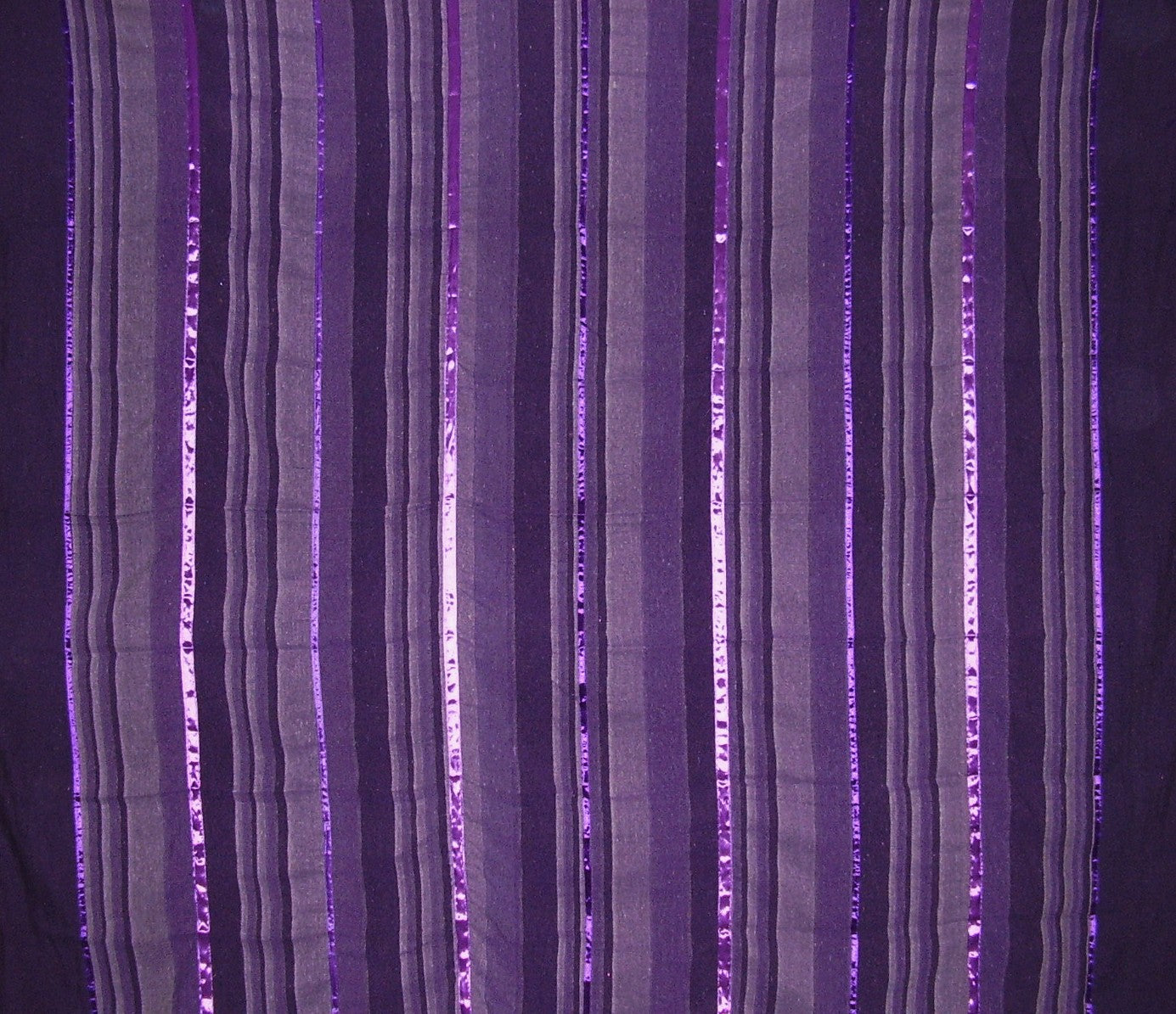 Heavy Cotton Ribbed Bedspread  98" x 88" Full Purple