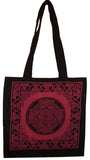 Celtic Circle Tote Bag School Office Shop 16 x 17 Red