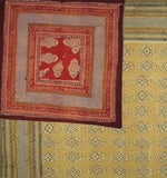 Kensington Block Print Oboustranný povlak na přikrývku Bavlna 92" x 88" Vhodné pro celou královnu