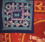 Batikovaný slon oboustranný povlak na přikrývku bavlna 92" x 88" vhodný pro celou královnu