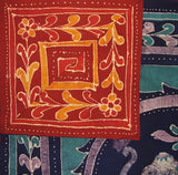 Παπλωματοθήκη Batik Elephant Reversible Cotton 92" x 88" που ταιριάζει σε Full-Queen