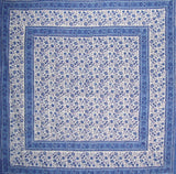 拉賈斯坦邦塊印花雙面羽絨被套棉質 92 英寸 x 88 英寸適合全大雙人床