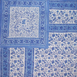 Rajasthan omkeerbaar dekbedovertrek met blokprint, katoen, 92 x 88 inch, geschikt voor volledige koningin