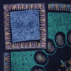 Authentic Batik Reversible Duvet Cover Cotton 106" x 96" Fits Queen-King