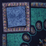 Auténtica funda nórdica reversible Batik de algodón de 92 "x 88" para tamaño Full-Queen