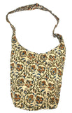 Block Printed Cotton Quilted Kalamkari Hobo Bag 14 x 14