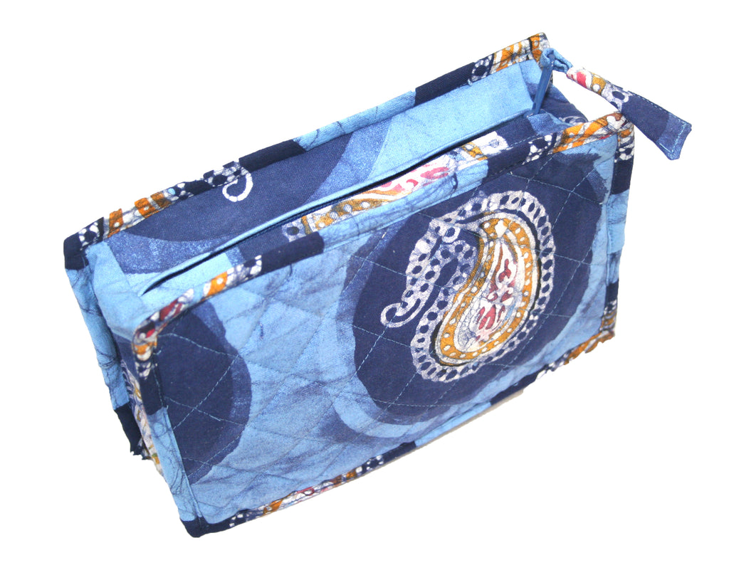 Authentic Batik Cotton Quilted Clutch Bag 9 x 7