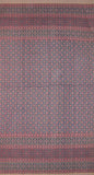 ستارة مطبوعة بفولارد مغربي من القطن مقاس 46 بوصة × 82 بوصة باللون الوردي السلمون