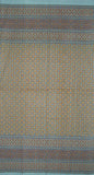 Marokkanischer Foulard-Druck-Vorhang, Drape-Panel, Baumwolle, 116,8 x 203,7 cm, Puderblau