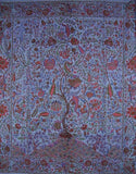 Levensboom Tapestry katoenen sprei 300 x 300 cm Queen-King Blue