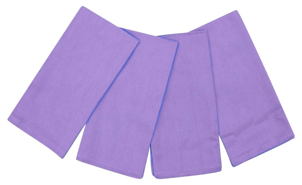 100% Cotton Napkins 20" x 20" Set of 4 Lavender