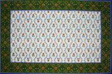 Buti Print Cotton Table Placemat 19" x 13" Blue