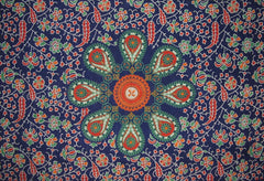Cotton Pillow Cover Sanganeer Print 30" x 20" Multi Color