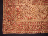 Block Print Indian Tapestry Cotton Bedspread 108" x 88" Full-Queen Red