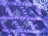 Celestial Batik Tapestry Βαμβακερό κάλυμμα κρεβατιού 108" x 108" Queen-king Purple