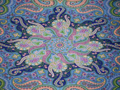 Infinity Star Print Cotton Wall Hanging 90" x 60" Single Multi Color