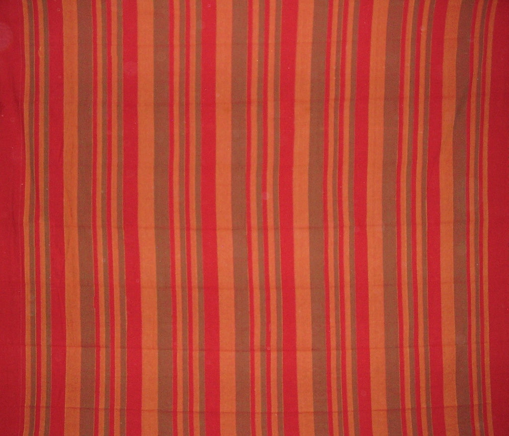 Heavy Cotton Ribbed Bedspread  98" x 88" Full Red