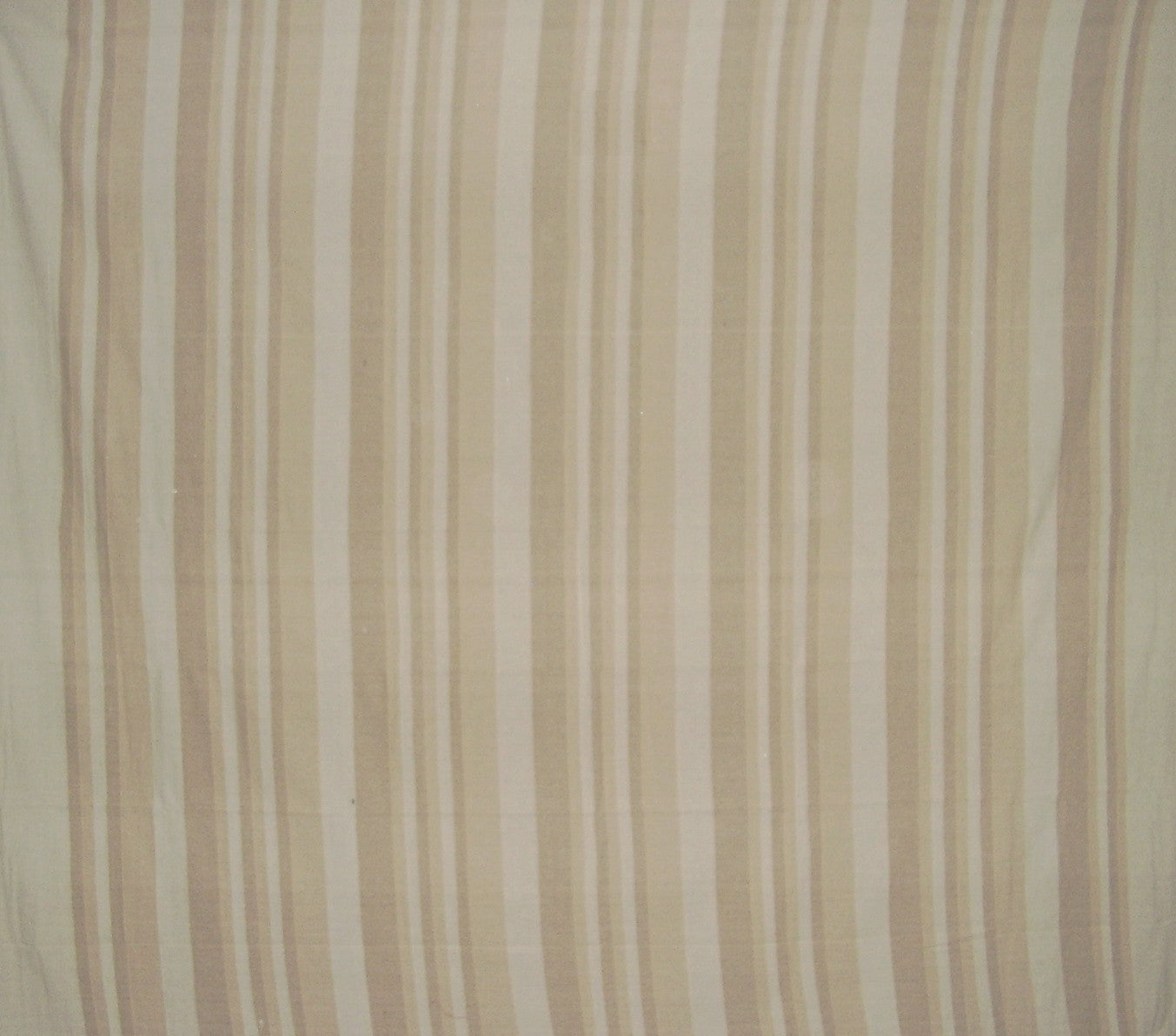 厚重棉质罗纹床罩 98" x 88" 棕褐色米色