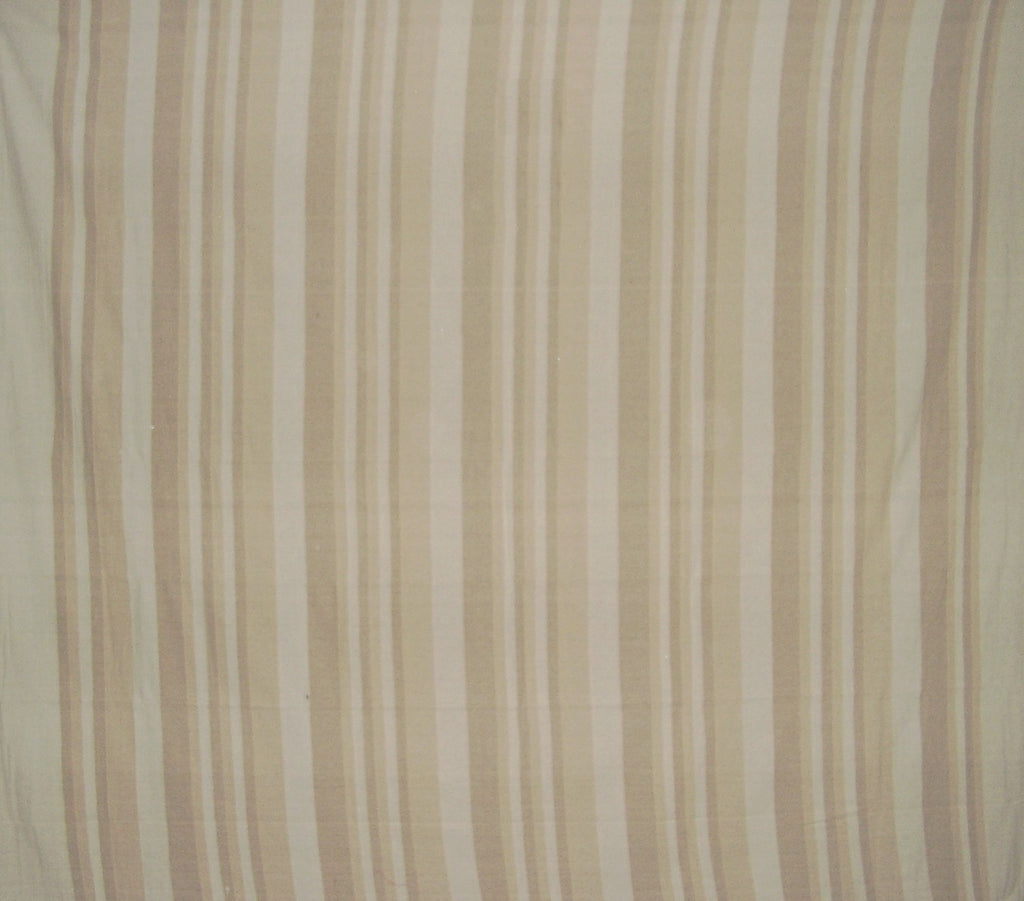 Colcha de canalé de algodón pesado de 98" x 88" Bronceado sobre beige
