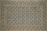Veggie Dye Block Print Tapestry Cotton Bedspread 106" x 72" Twin Blue