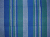 Heavy Cotton Ribbed Bedspread  98" x 88" Full Blue