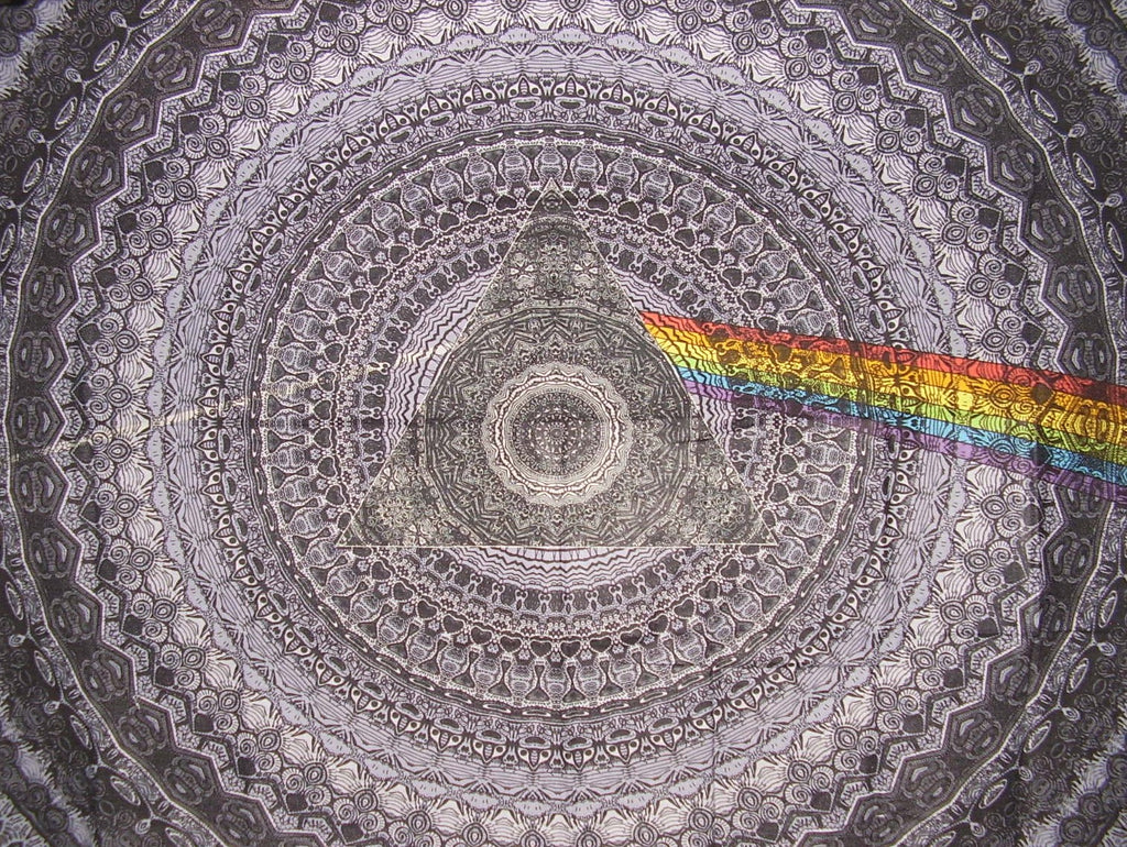 Poster Size 3D Pink Floyd Poster Cotton Wall Hanging 45" x 30" Black
