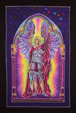 Autentické batikované textilní umění St. Michael 25" x 37" vícebarevné