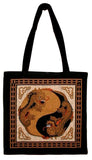 Yin Yang Dragon Tote Bag Scoala Cumparaturi 16 x 17 Chihlimbar 