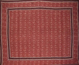 Dabu Wende-Bettbezug mit Blockdruck, Baumwolle, 233 x 223 cm, passend für Full-Queen
