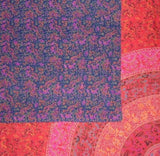 Sanganeer Block Print Obojstranná obliečka na paplón Bavlna 106" x 96" Vhodné pre Queen-King