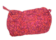 Bolsa de accesorios Sanganeer acolchada de algodón con estampado de bloques 8 x 6 