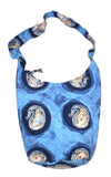 Autentična batik pamučna prošivena torba za skitnice 14 x 14 