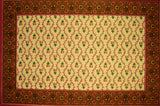 Tischset aus Baumwolle mit Buti-Print, 48,3 x 33 cm, Rot