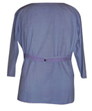 Venta Preciosa blusa azul lavanda, camiseta para mujer m/l 