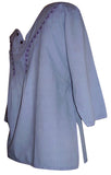 Venda Linda blusa azul lavanda camisa superior feminina m/l 