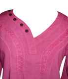 Udsalg dejlig passion pink bluse top skjorte dame m/l 