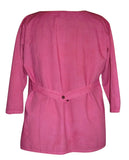 بيع جميل بلوزة الوردي العاطفة قميص المرأة M / L 