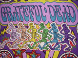 Grateful Dead Pinball Machine Algodón Colgante de pared 90" x 60" Solo multicolor